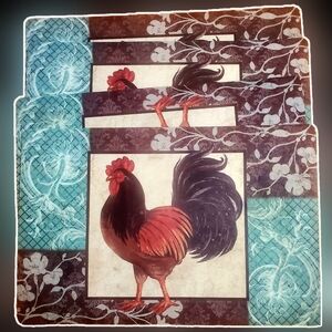 Rustic Rooster Placemats Set Of 4